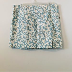 Wild Fable Floral Daisy Mini Skirt Size 16